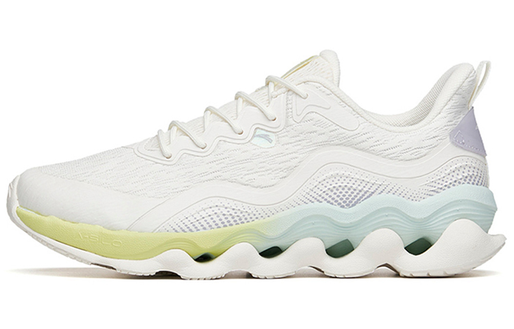 Anta Anti-Slip And Wear-Resistant Breathable Cushioning Low-Top Running Shoes Women's White Gray