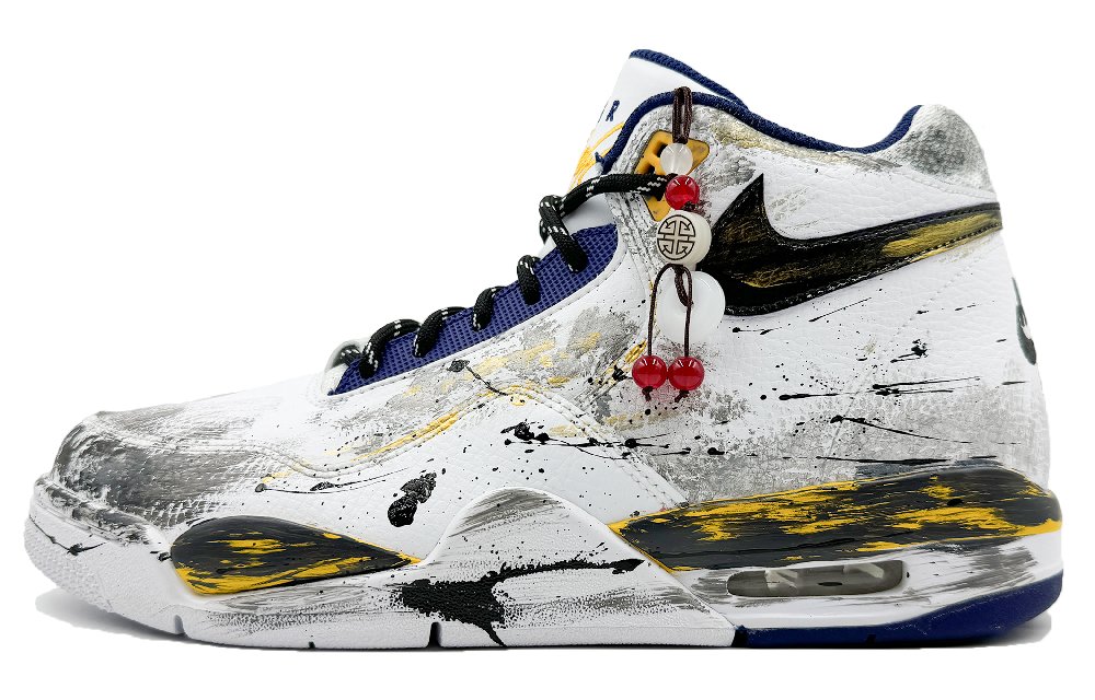 Nike Flight Legacy Mid-Top Vintage Basketball Shoes Men's White