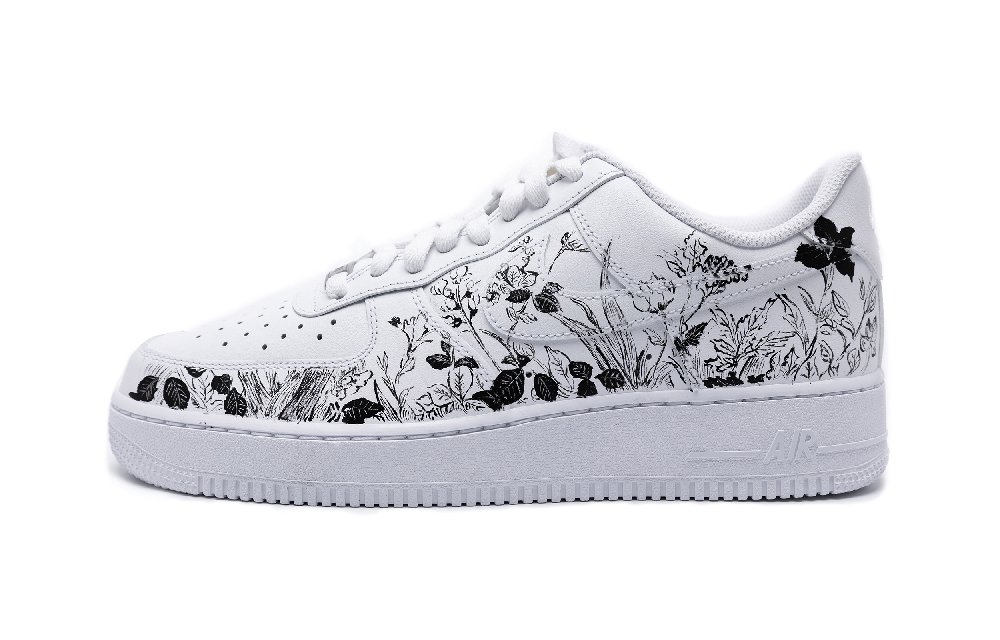 Nike Air Force 1 Air Force 1 Trendy Coverage Wear-Resistant Low-Top Skateboard Shoes Men's Pure White