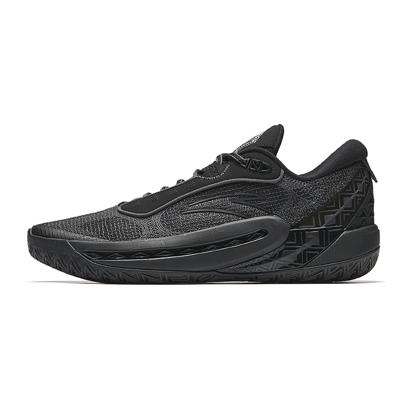 Anta Tide 6 Anti-Slip Wear-Resistant Mid-Top Basketball Shoes Men's Black