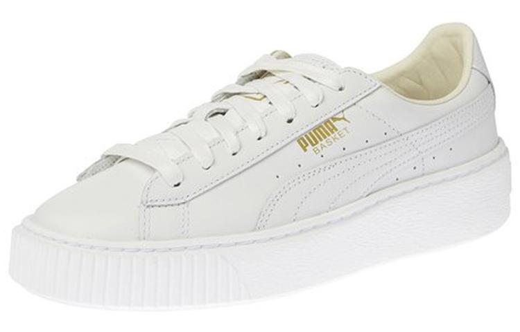 PUMA Basket Platform Core 'White Gold' Women's