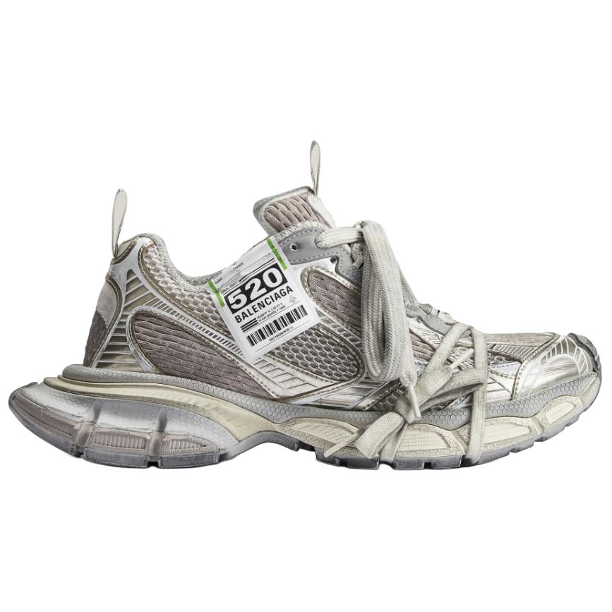 Balenciaga 3XL Low Top Chunky Sneakers Men's Silver купить в интернет-магазине Yoocart с быстрой доставкой по России.