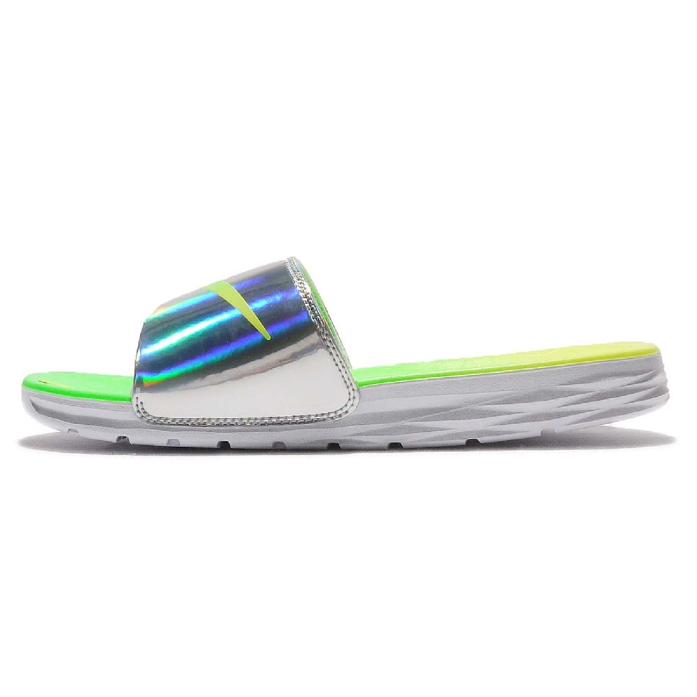 Nike Benassi Solarsoft Olyfed 'Yellow Green'