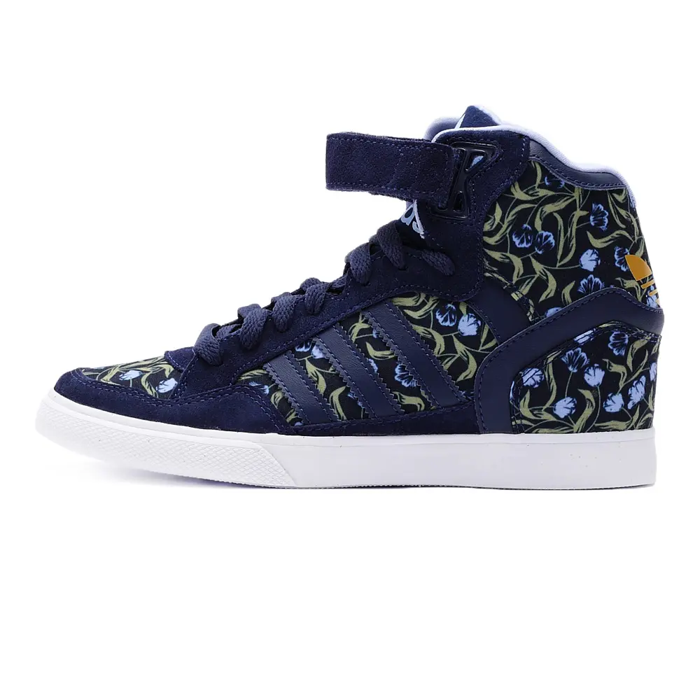 Adidas Originals Extaball Up Cushioning And Breathable High top Skateboard Shoes Women's Blue