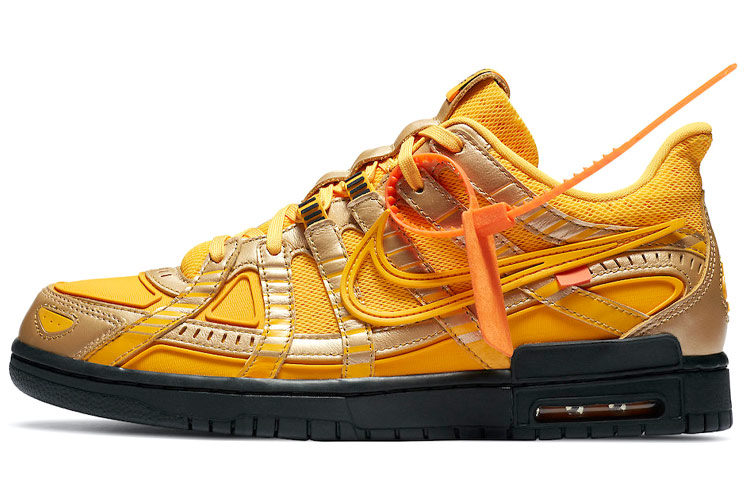 Nike Air Rubber Dunk 'Off-White University Gold'