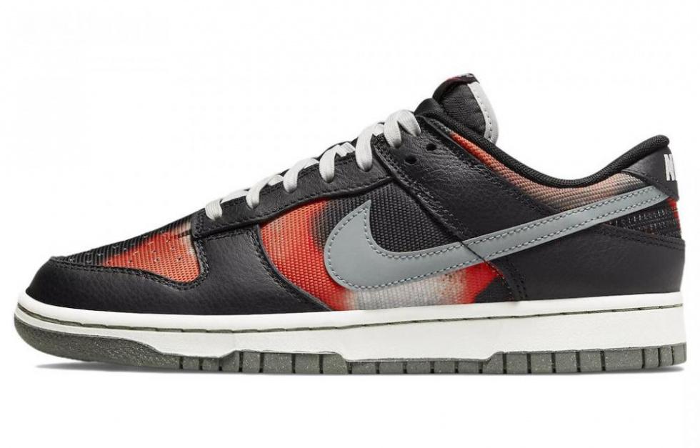 Nike Dunk Low Graffiti Black Red