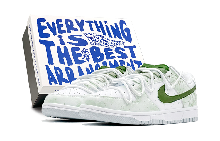 Nike Dunk Low-Top Skateboard Shoes GS Emerald Green
