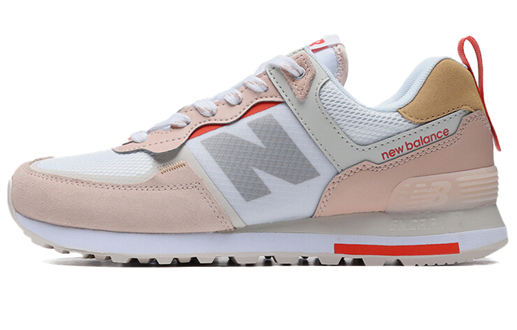 New Balance 574 Shoes For Pink/Orange Women's
