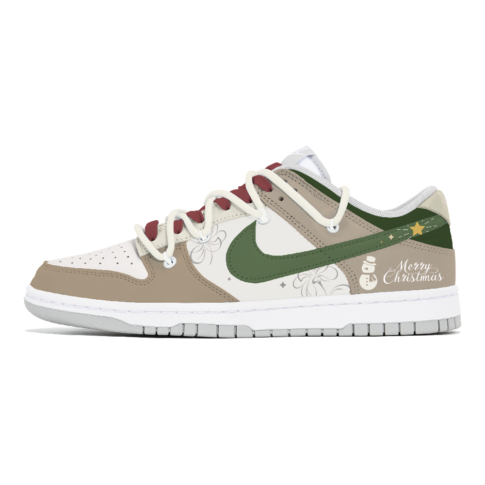 Nike Dunk Joy Lemon Abrasion-Resistant Low-Top Skateboard Shoes Men's White Brown