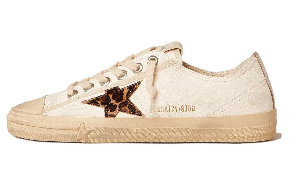 Golden Goose Women's V-Star LTD 'Beige Brown Leopard'