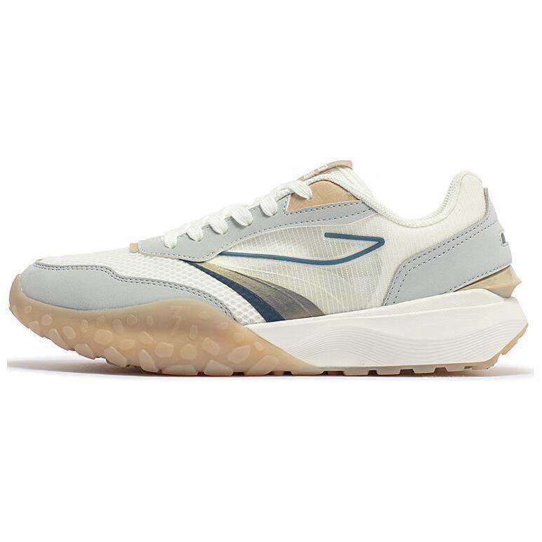 361° Shortbread Slip Resistant Low Top Running Shoes Men's White Gray