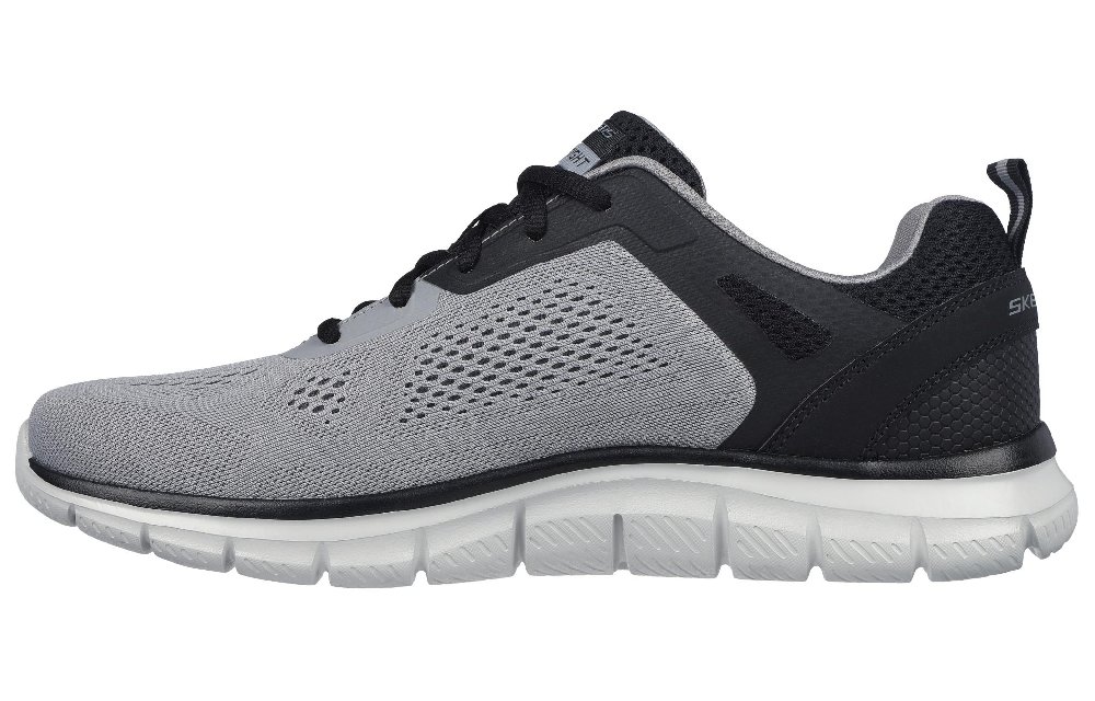 Skechers Low Top Running Shoes Men's Black Gray