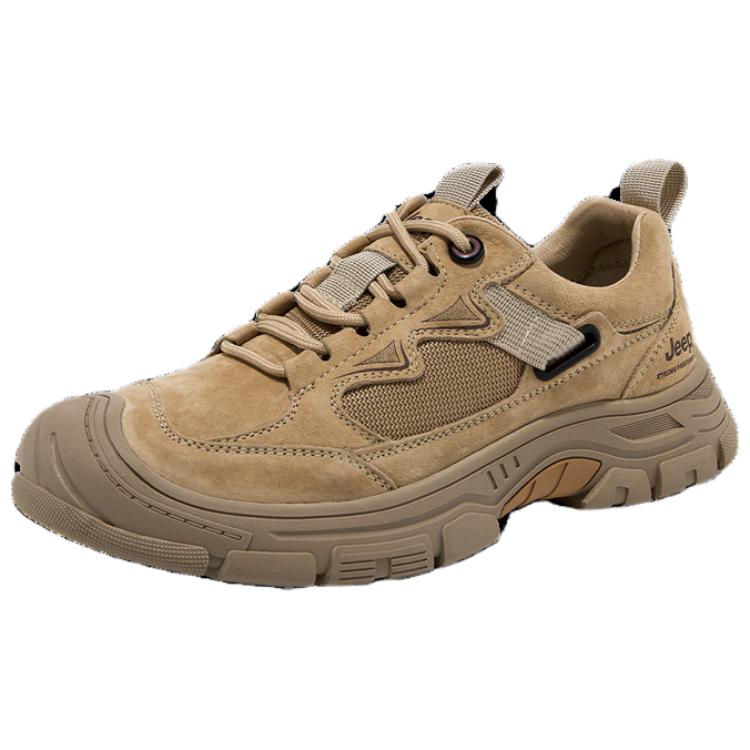 Jeep Abrasion Resistant Low Top Hiking Shoes Men's Sand купить в интернет-магазине Yoocart с быстрой доставкой по России.