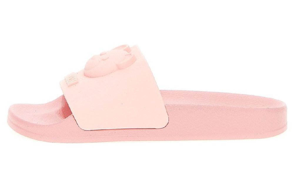 MOSCHINO Teddy Slide Slippers Women's Pink