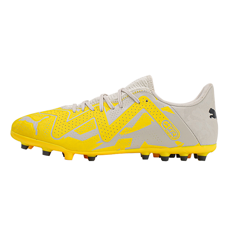 PUMA Future Play Mg Comfort Lightweight Cleats 'Yellow Grey'