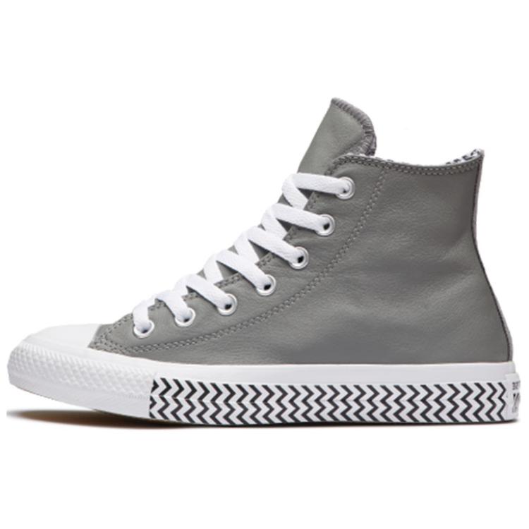 Converse Chuck Taylor All Star High Top Leather Grey White Women's