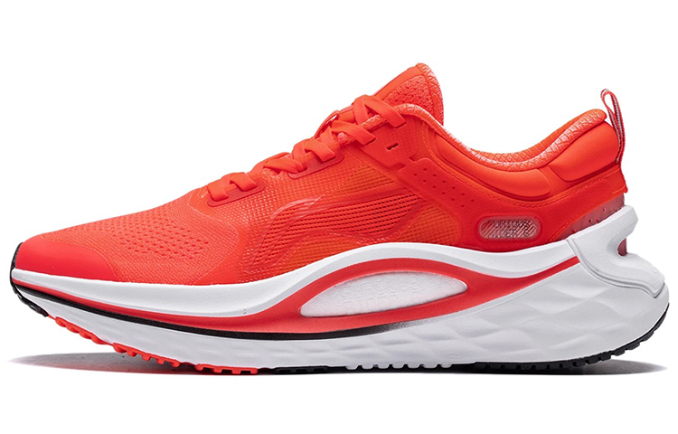 LiNing Furious Rider 6.0 Shock Absorbers Slip Resistant, Abrasion Resistant, Breathable Low Top Running Shoes Men's Red