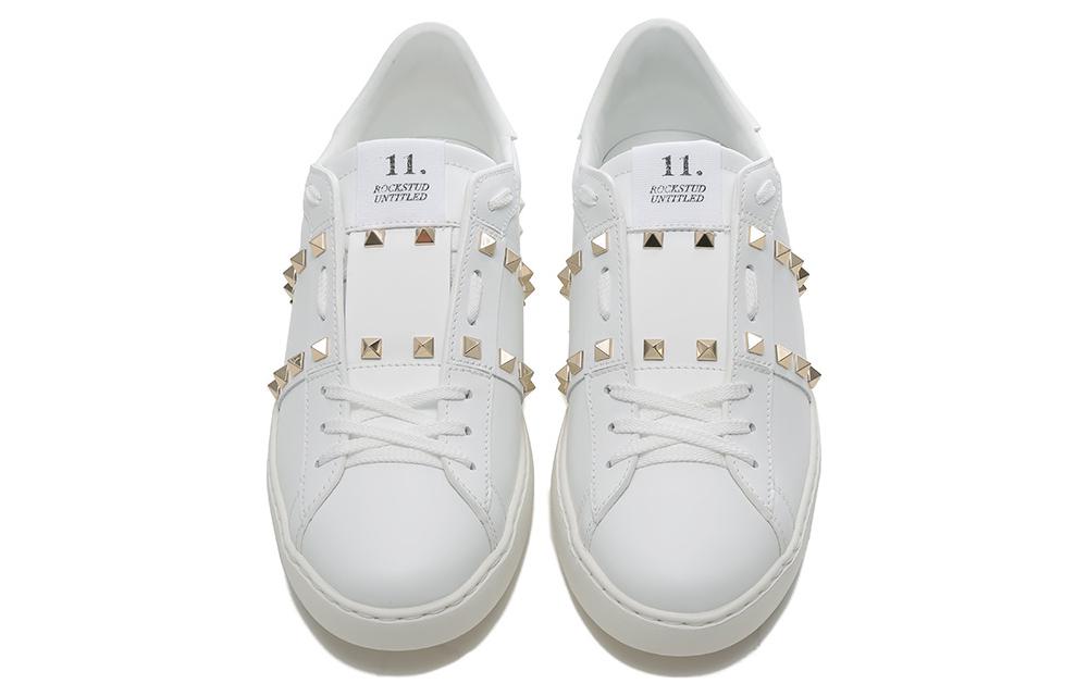 Valentino Garavani Rockstud Untitled Lace Up Sneakers