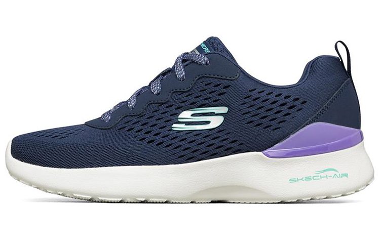 Skechers Skech Air Dynamight Low Top Casual Running Shoes Women's Blue Purple