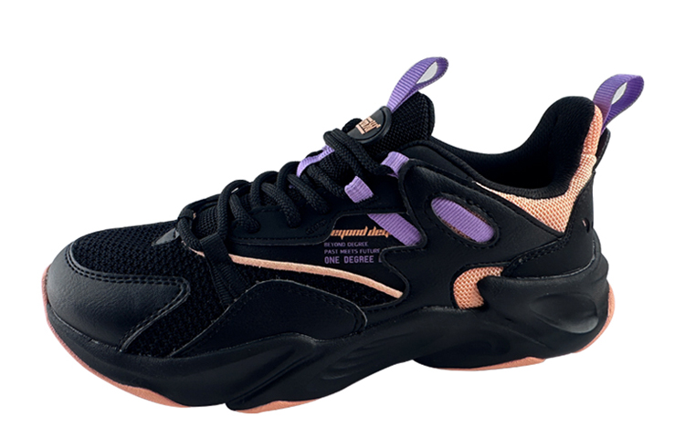 361° Slip Resistant Low Top Sports Casual Shoes Women's Black Orange купить в интернет-магазине Yoocart с быстрой доставкой по России.