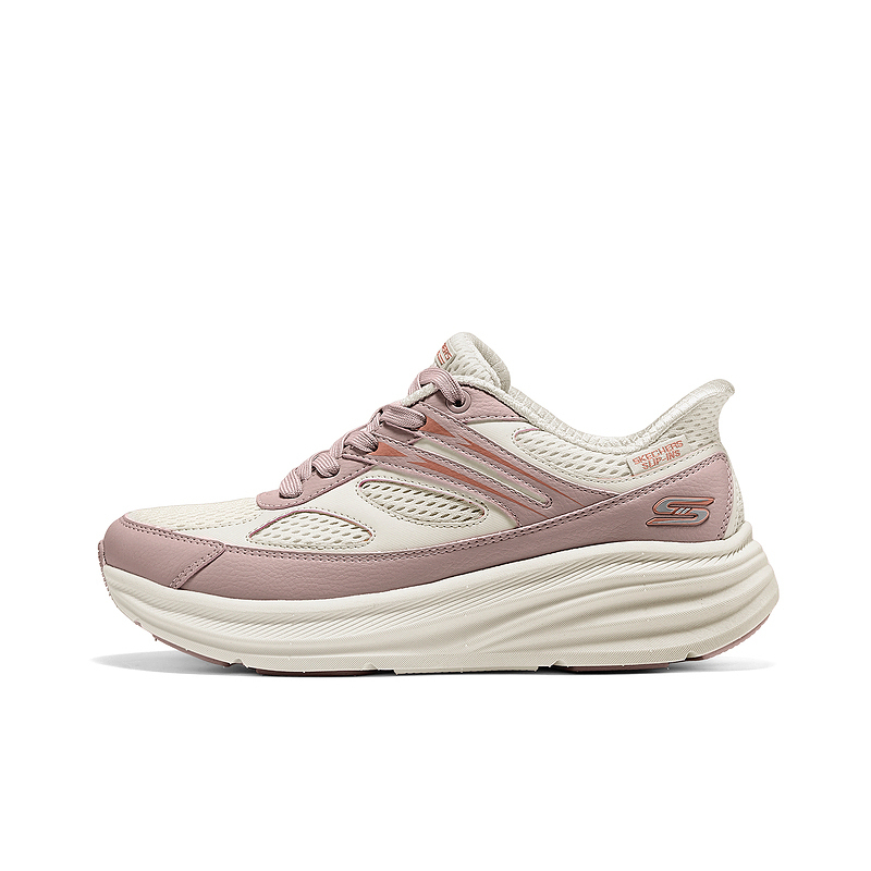 Skechers Bob's SPORT Abrasion Resistant Low Top Casual Shoes Women's Pink