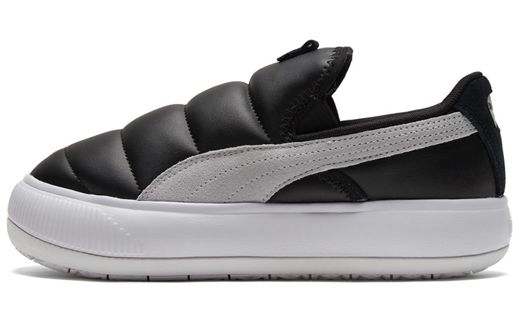 PUMA Suede Mayu Slip on Shoes Black/White Women's