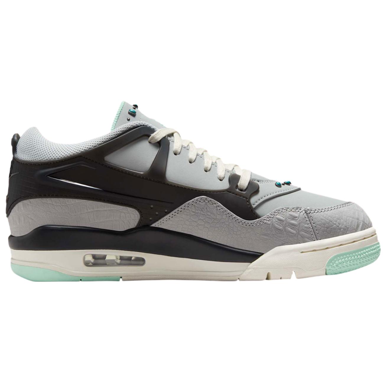 Jordan Air Jordan 4 Abrasion Resistant Low top Vintage Basketball Shoes Women's Gray купить в интернет-магазине Yoocart с быстрой доставкой по России.