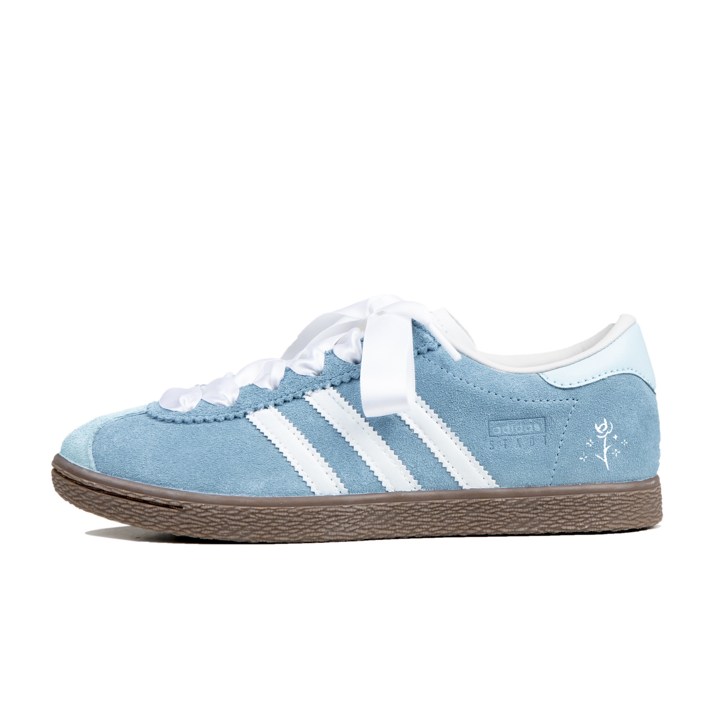 Adidas Originals Stadt Marvelous Handmade, Sea Cloud Abrasion Resistant Low top German Army Trainers Unisex