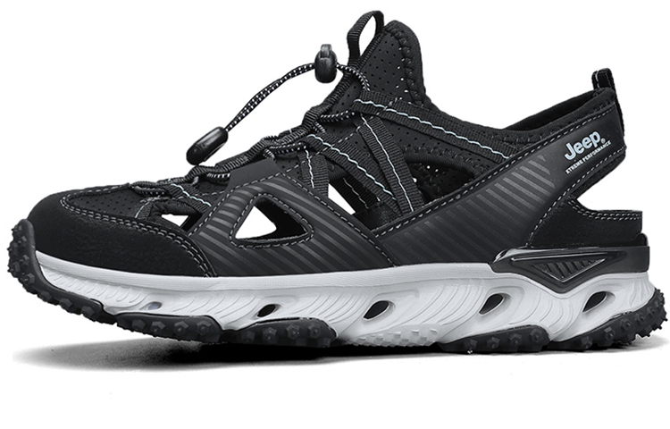 Jeep River Trekking Shoes Men's Black