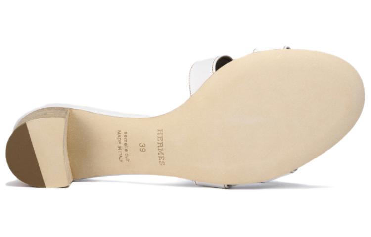 HERMES Oasis Stylish Sandal 5cm Women's White купить в интернет-магазине Yoocart с быстрой доставкой по России.