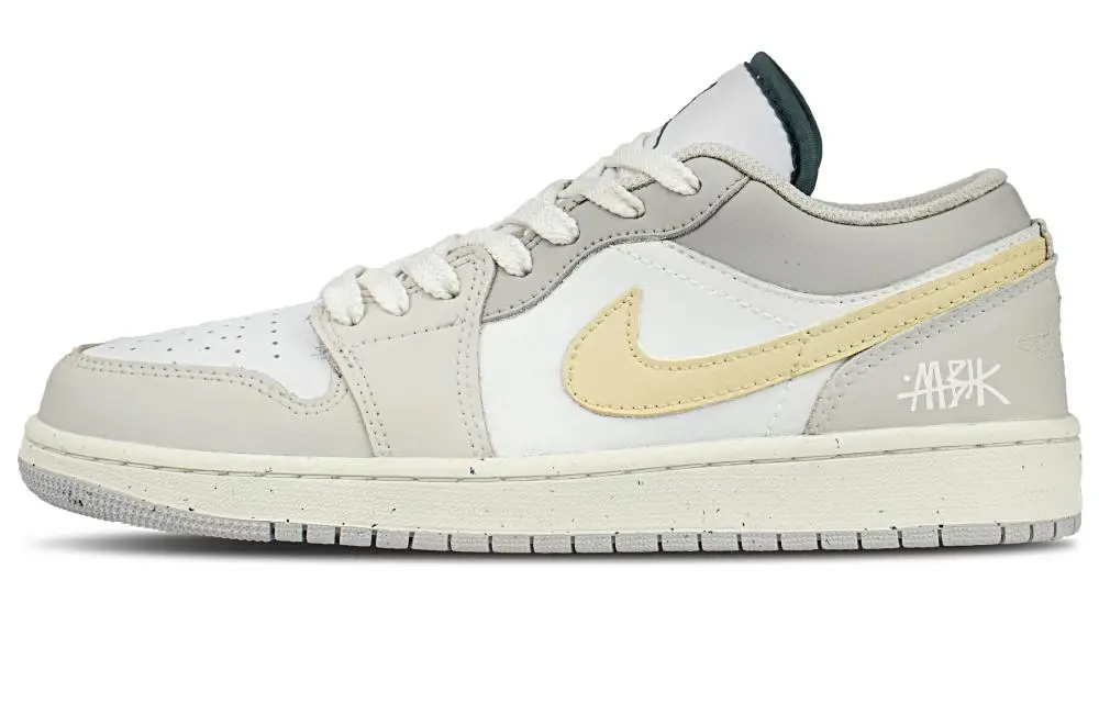 Jordan Air Jordan 1 Wear resistant And Lightweight Low top Vintage Basketball Shoes Unisex