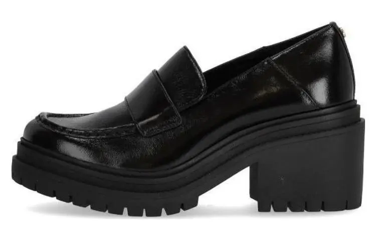MICHAEL KORS Round Toe Block-Heel Loafers Women's