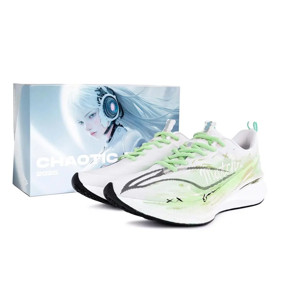LiNing Red Hare 8PRO Cushioning, Wear Resistant Low top Casual Running Shoes Unisex Green