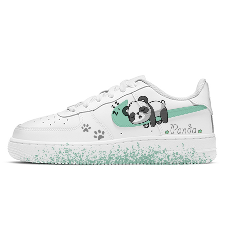 Nike Air Force 1 Anti Slip Wear Resistant Low Top Skateboard Shoes Unisex White Green