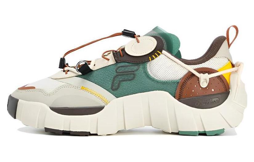 FILA FUSION Bone Sneakers 'White Green Brown'