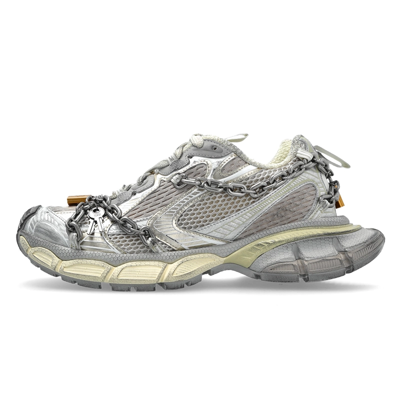 Balenciaga 3XL Low Top Chunky Sneakers Women's Gray