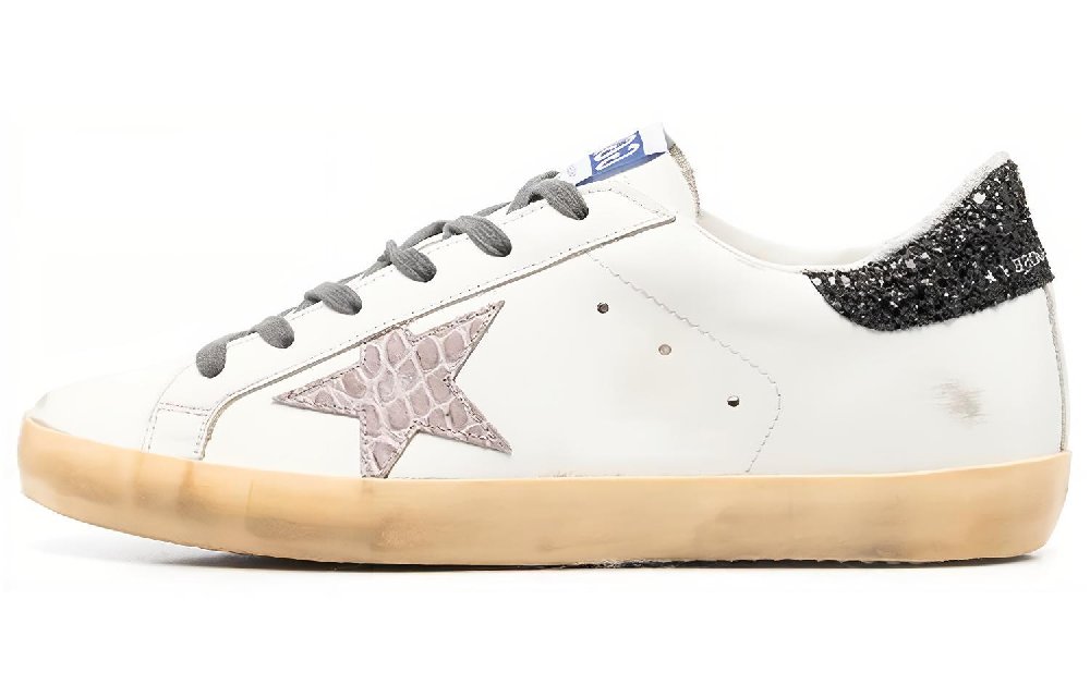 Golden Goose Superstar White Light Pink Black Women's