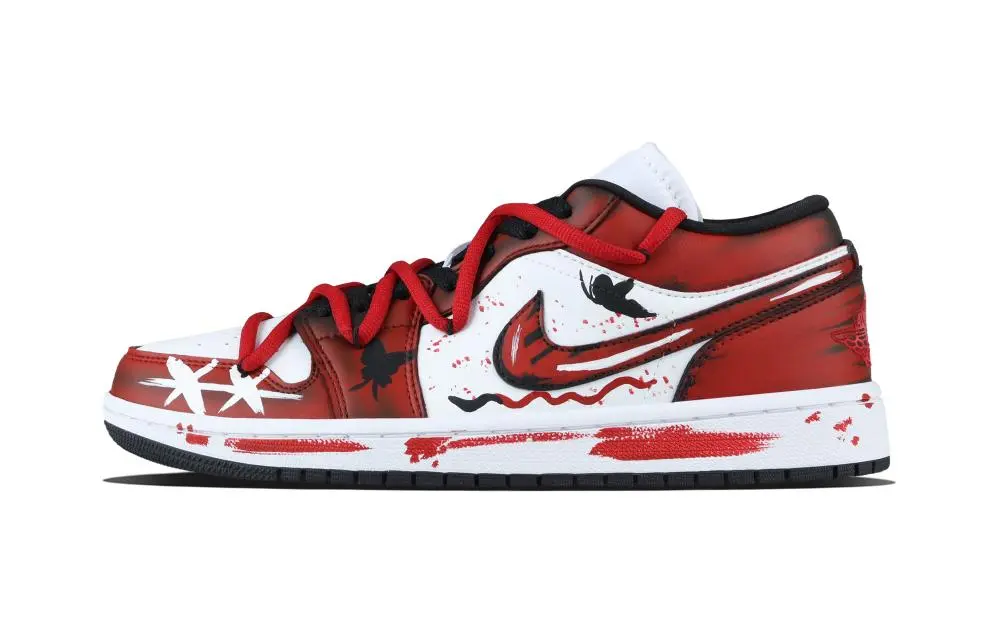 Jordan Air Jordan 1 Eternal Silence Vintage Basketball Shoes Unisex Red