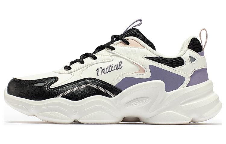 361° Thermal Cushioning Low Top Sports Casual Shoes Women's White Black