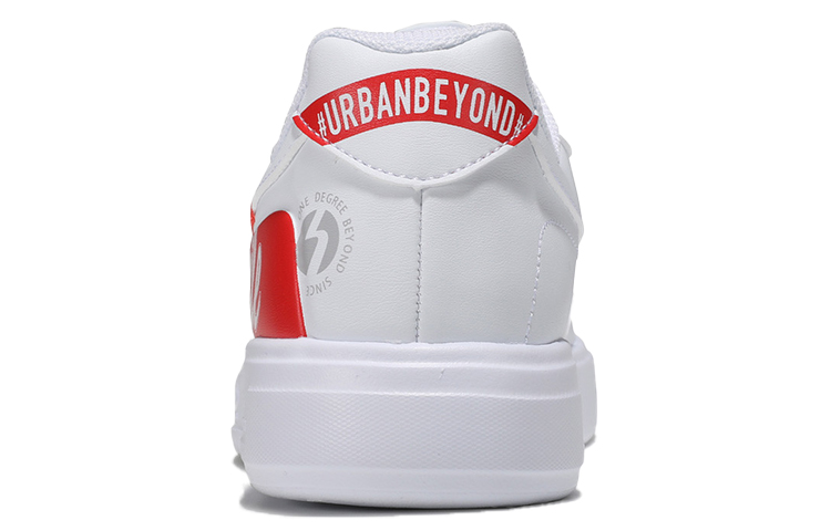 361° Low Top Skateboard Shoes Women's White Red