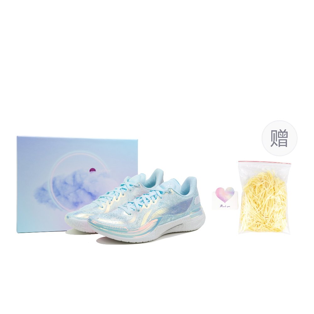 LiNing Gamma Anti Slip Wear Resistant Low Top Basketball Shoes Men's Blue