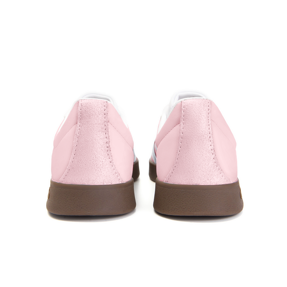 Adidas Neo VL Court 2.0 Ask Autumn Small Flowers Slip Resistant Water Resistant Low Top Skateboard Shoes Unisex Pink