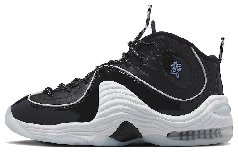 Nike Air Penny 2 Black Patent Football Grey