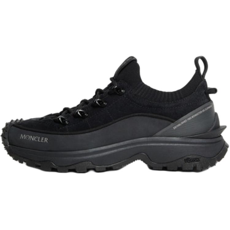 Moncler Trailgrip Lite3 Low Top Casual Shoes Men's Black