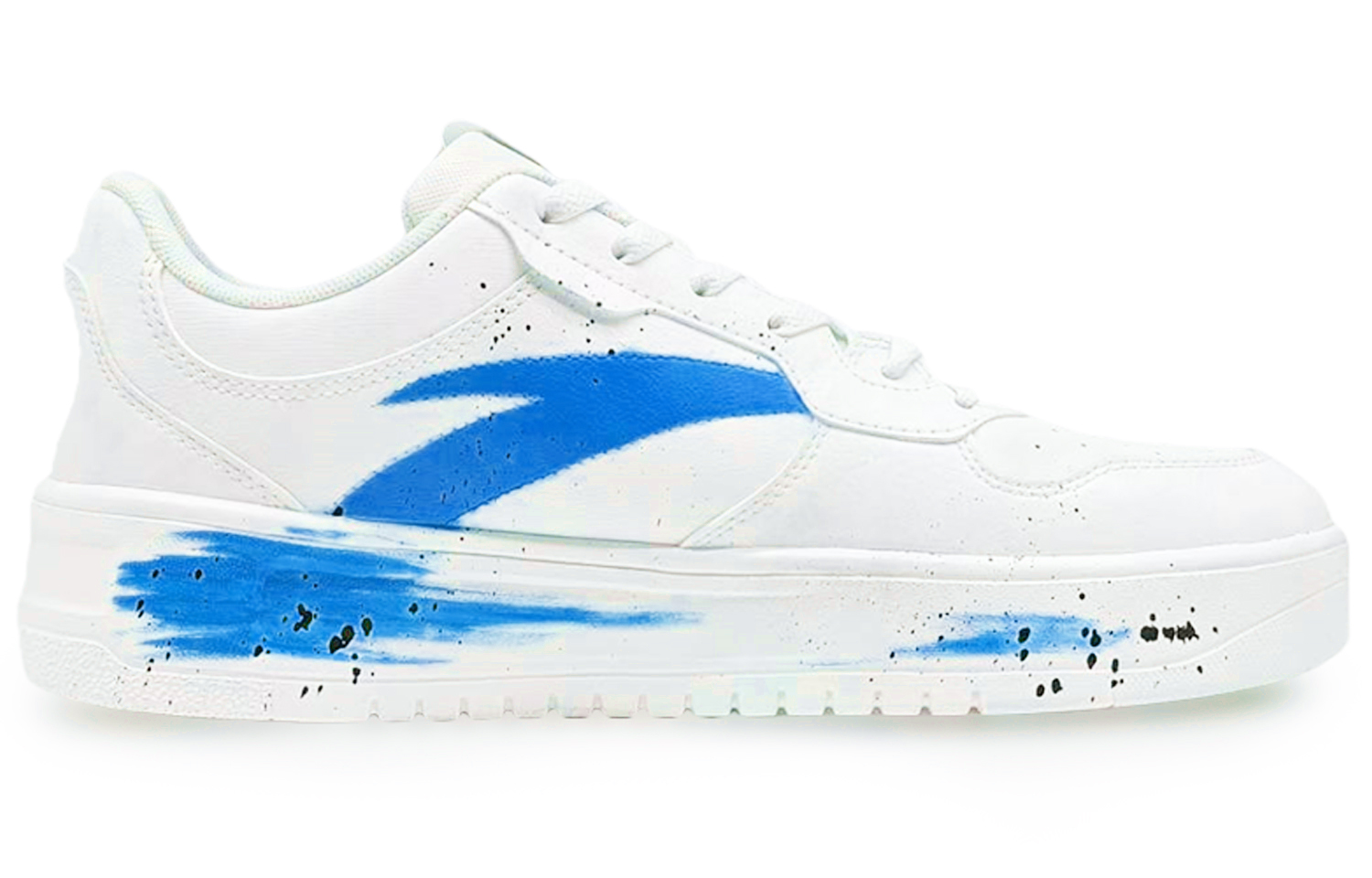 Anta Relaxed Cushioning, Wear Resistant Low Top Skateboard Shoes Women's White Black Blue купить в интернет-магазине Yoocart с быстрой доставкой по России.