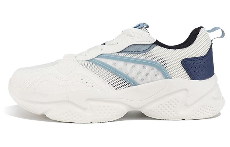 361° Cushioning Wear-Resistant Low-Top Running Shoes Men's White Blue