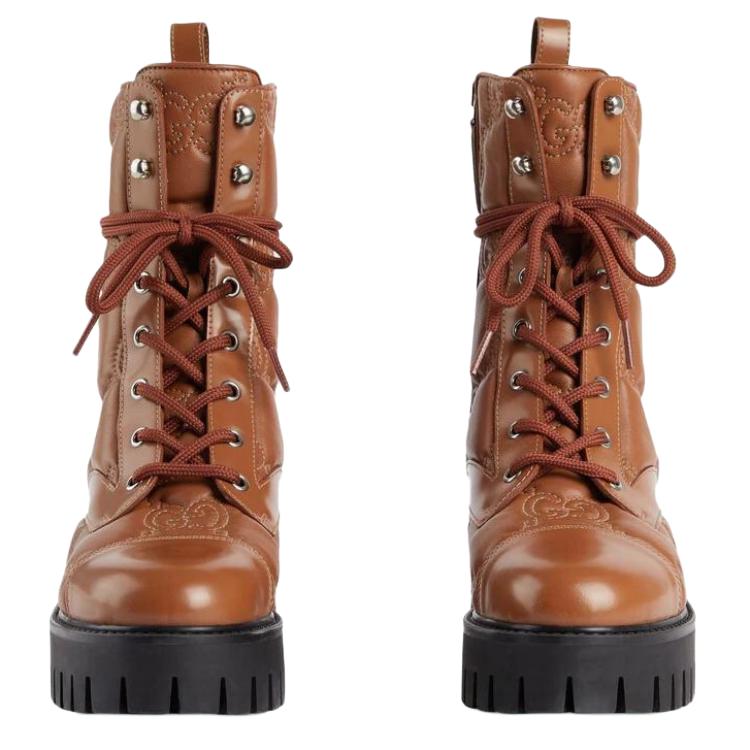 GUCCI GG Quilted Ankle Boots