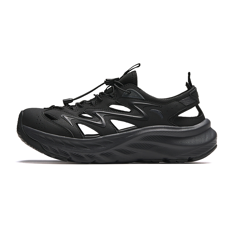Anta Life Collection Breathable River Trekking Shoes Men's Black Gray