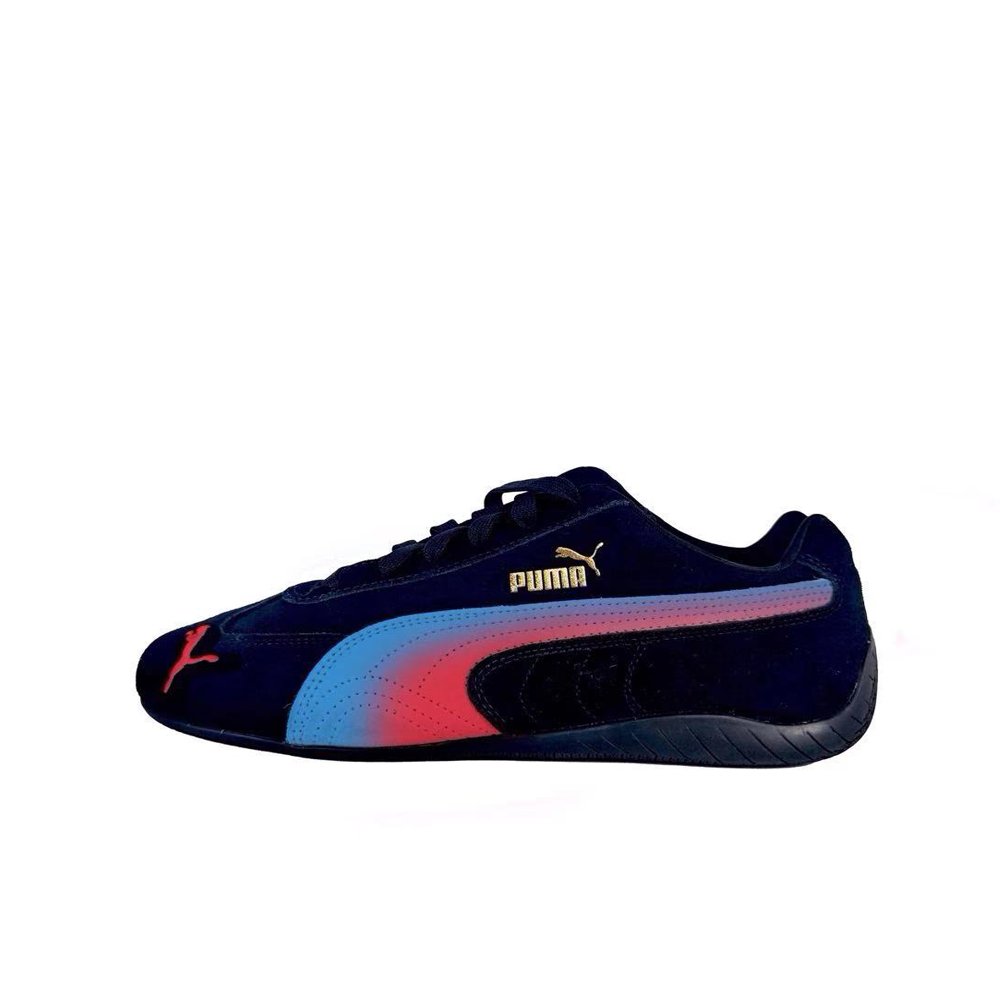 PUMA Speedcat Anti-Slip And Wear-Resistant Lightweight Low-Top Casual Shoes Unisex Blue