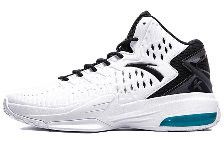 Anta KT3 Thompson Cushioning Anti-Slip And Wear-Resistant High-Top Basketball Shoes Men's White Black